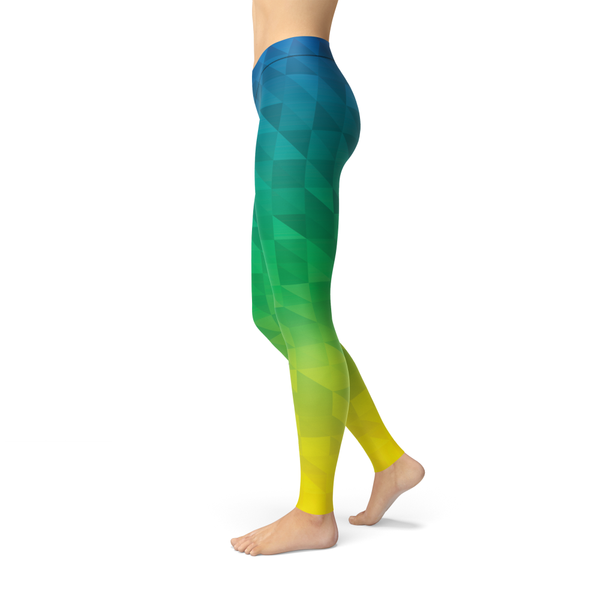 Leslie Beach Triangles - Luxy Leggings