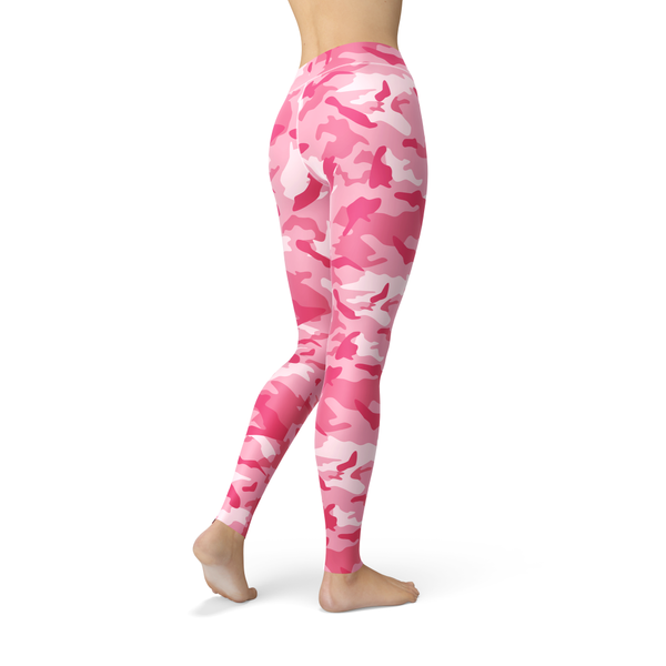 Leslie Pink Camo - Luxy Leggings